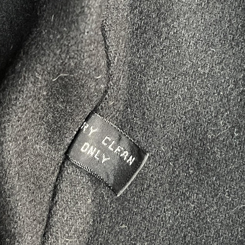 Vintage London Fog Coat Womens 4 Petite Gray Check Long Trench Lined Raincoat - Picture 6 of 10